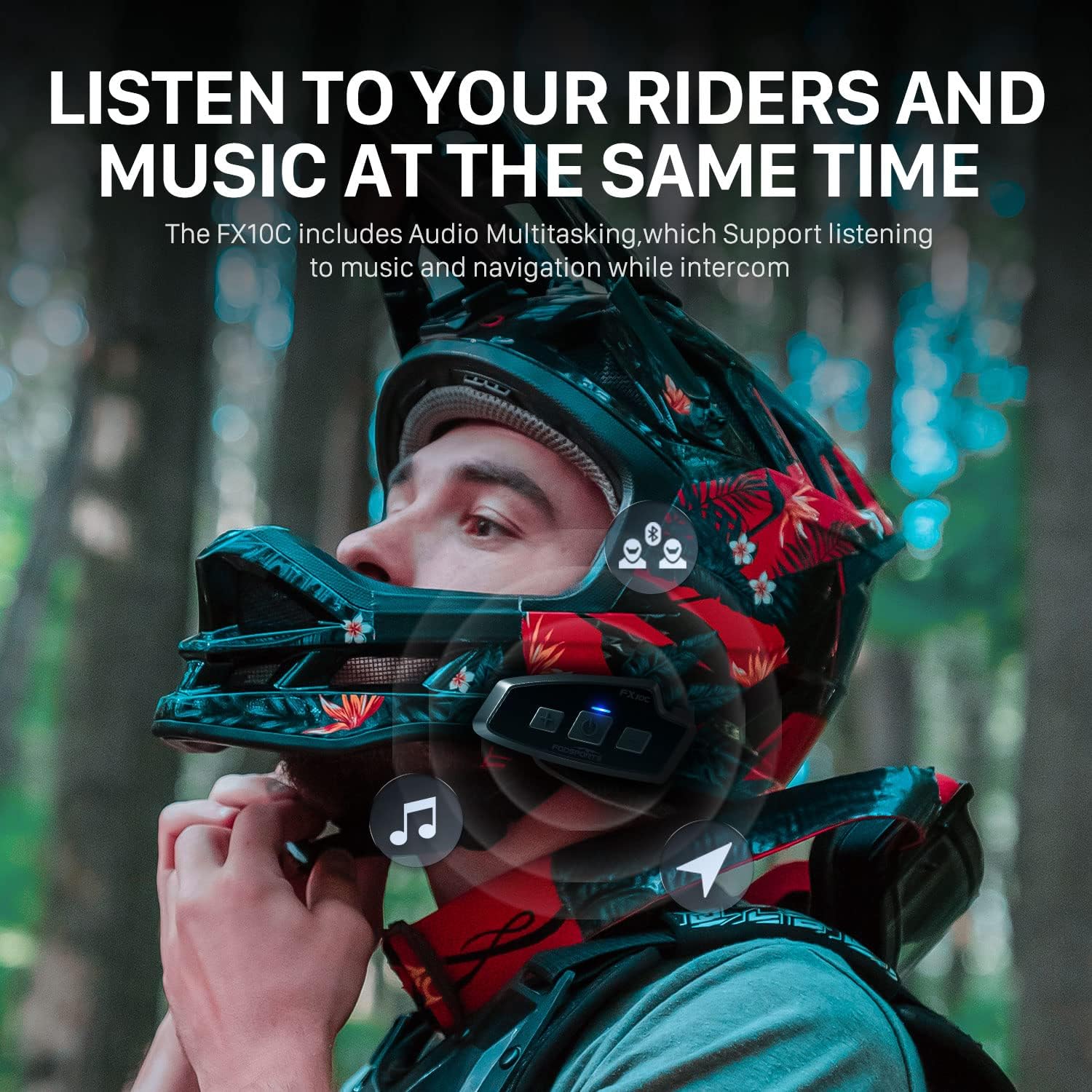 Fodsports FX 10C Motorcycle Me - đánh giá và giá Full Face Motorcycle Helmet With Bluetooth